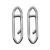 50Pcs Fishing Snap Stainless Steel Speed Clip Topwater Clip Quick Change Fast Link Connector