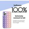 Fidget Toy Protective Case for iPhone12 Pro Max, Silicone Phone Case for Stress Relief and Anxiety Resistance, Surprise Gift for Friends and Kids (Rai