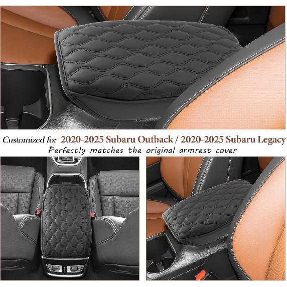 SKTU For 2025 Subaru Outback Accessories Center Console Cover For -2025 Subaru Outback/Legacy Armrest Cover Outback Wilderness Armrest Pad Subaru