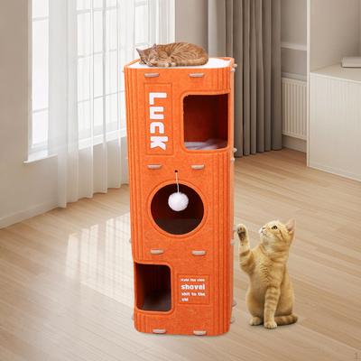 Cat Climbing House Tree Portable Rest Pet Supplies Tunnel Activity Stable Sleeping
