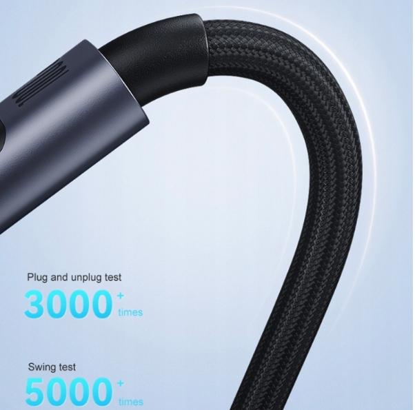 Yesido Ca158 Usb-C Type-C Cable With Digital Display 1.2M Black