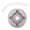 A96I-1Pc Universal Aluminum Alloy Lawn Mower Head Mower Head With Nylon Steel Lawn Mowing Line Lawn Mower Replacement Parts