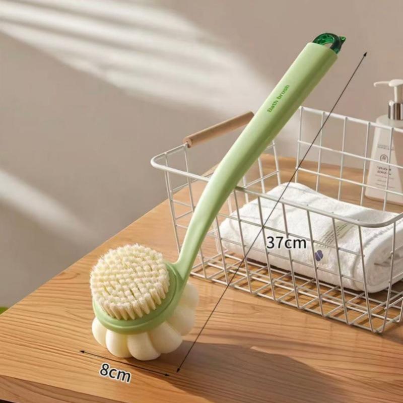 Bath Brush New Household Bathroom Wall-mounted Storage Bath Brush Thickened Soft-bristled Bath Brush