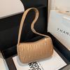 Pu Leather Fashion Ladies Shoulder Bag New Underarm Bag Solid Color Shoulder Small Square Bag Handbag Bolsos Para Mujer