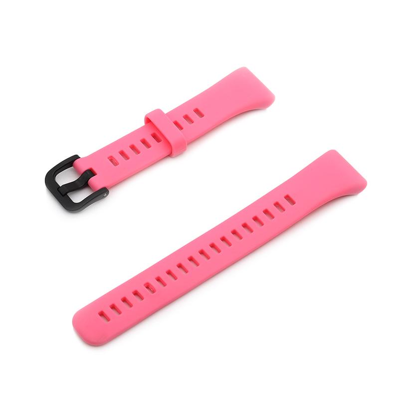 

Silicone strap Compatible with Huawei Band 6/Honor Band 6 Original replacement smart bracelet wristband for Huawei Band 6 strap For Honor Band 6 розовый