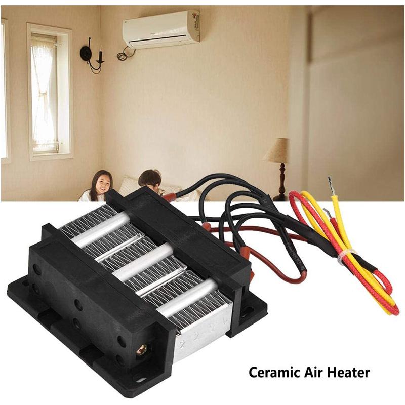 PTC Ceramic Air Heater, 12/24/36/48V 150-200W Insulated PTC Ceramic Air Heater PTC Small Space Heating Element DIY Heating Tools