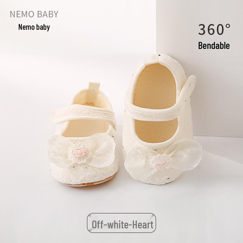 Baby Girls' Lace Bow Anti-slip Soft Sole Socks for Spring/Summer