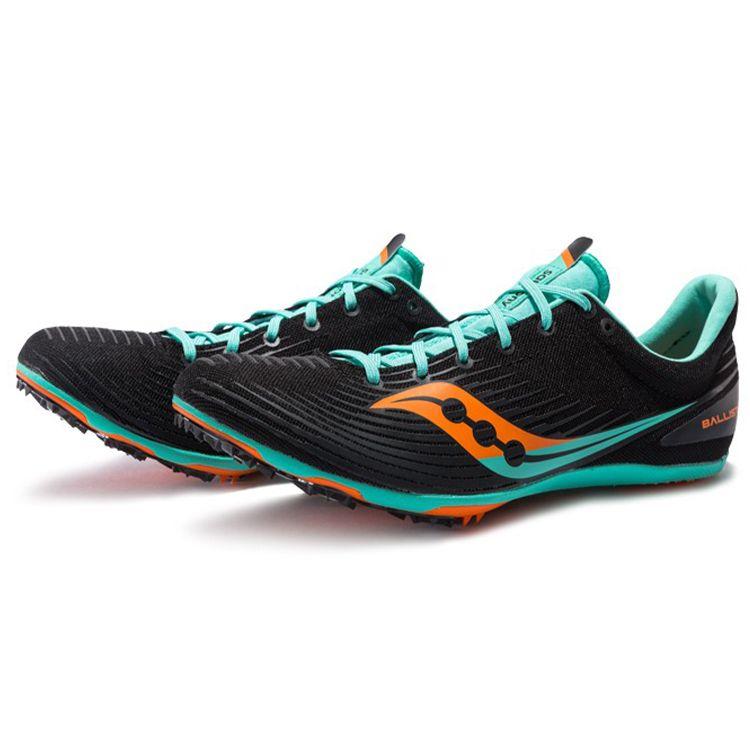 Saucony Ballista MD Low Top Running Shoes Men sneaker Black Green S29071-26