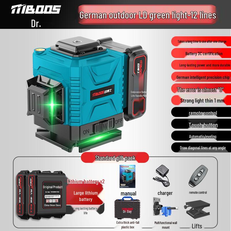 High-Precision Outdoor Anti-Drop Infrared Leveler
