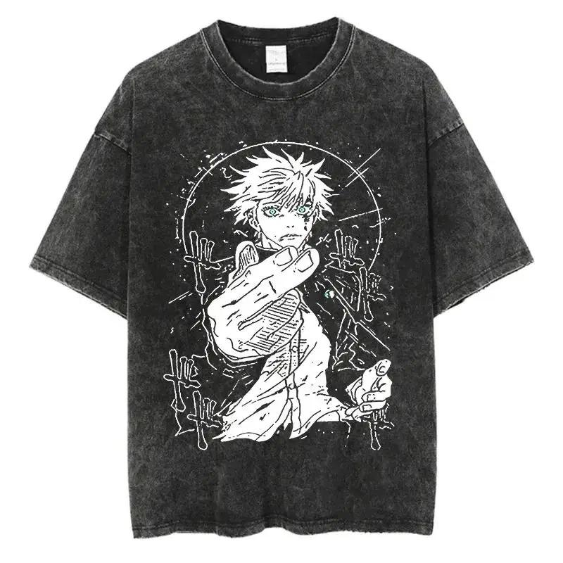 2026 Unisex Clothing Anime Y2k Washed New Arrival Clothes Tee Shirt Homme Graphic T-Shirts Unisex Tshirt for Unisex Ropa Hombre