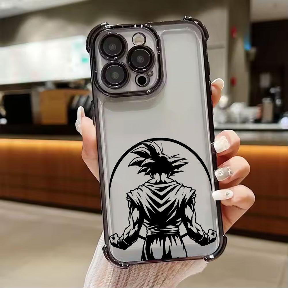 Son Goku Dragons Ball Art Phone Case For Xiaomi 15T 14T 13 Pro 15 F8 Ultra Poco X7 F7 Pro 5G X5 X6 F5 M7 Shockproof Clear Cover