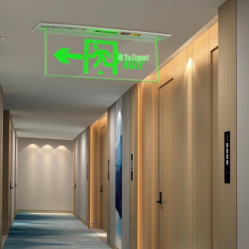 UOSU Recessed Ceiling Evacuation Exit Sign Light