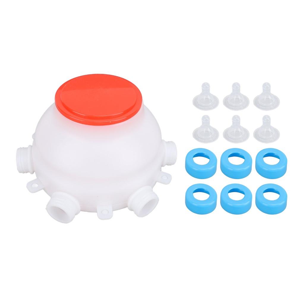 13 Pcs Set 6 Nipples Lamb Milk Bottle Thickened Piglet Feeder Bottle  Young Livestock