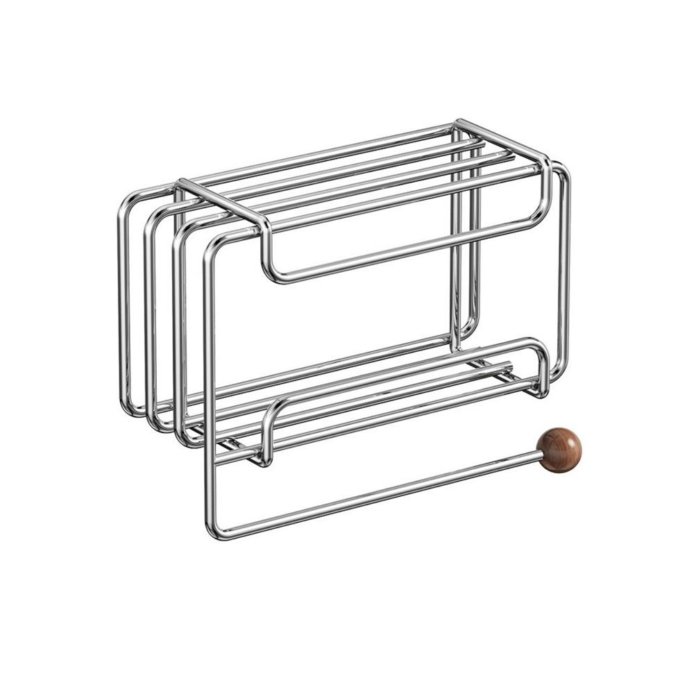 Wall Mounted Wet Wipes Holder Stainless Steel Paper Storage Box Toilet Paper Storage Rack Toilet