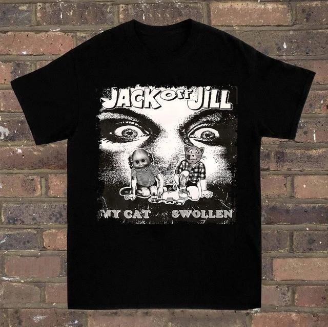 Jack Off Jill Band Graphic Print Unisex T-Shirt S-5XL Q9458 Unisex T-Shirt XXL