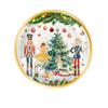 Christmas Themed Party Supplies White Nutcracker Tableware Party Atmosphere Arrangement Props Banner Tablecloth