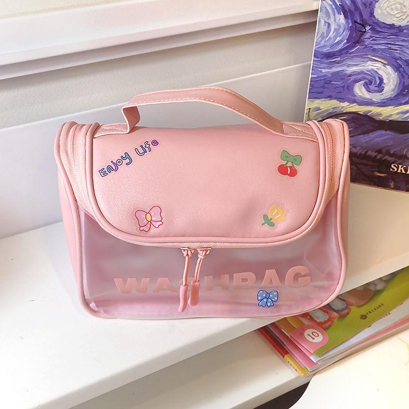 

Chic Cartoon Waterproof Makeup Bag - Women s Portable Travel Toiletry Organizer