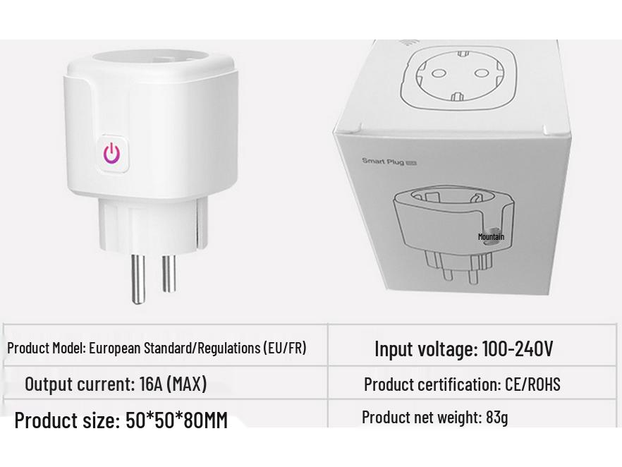 eWeLink Multi-Standard Smart Plug (US/UK/EU) WiFi-Compatible