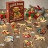 Dog-Themed Collectible Timeless 3d Acrylic Ornaments Christmas Dog Calendar Festive Labrador Advent Calendar For Christmas Tree