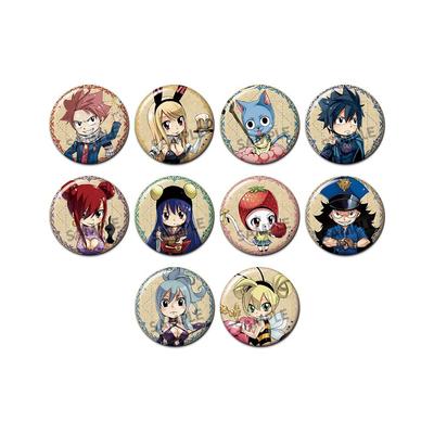 FAIRY TAIL Trading Can Badges (10 Pieces Per Box)