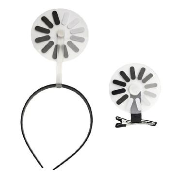 2PCS Rotating Charm Hair Clip Nonslip Headbands Fashion Headbands Hair Decors During Celebrations and Social Functions