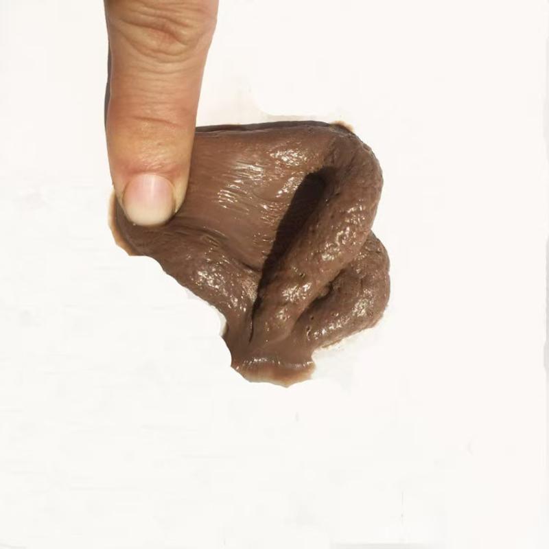 1Pcs Simulation Baba Soft Rubber Decompression Poop Pinching Music Prank Halloween April Fool's Day Toys Creative Prank BB Toy