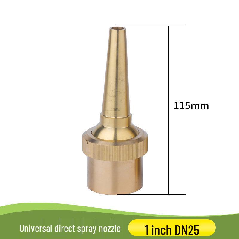 Adjustable All-Copper Straight Jet Water Fountain Nozzle