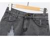 Summer Korean Style High-Waisted Ripped Wide-Leg Denim Shorts for Women - Plus Size, Slimming A-Line Hot Pants