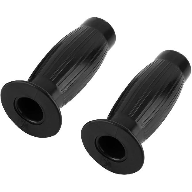 for Motorcycle Coke Bottle Grips Motorcycles Hand Grips Left Right Rubber 7/8in 1in Universal Easy to Hold Hand Grips Vintage Motorcycle Handlebars