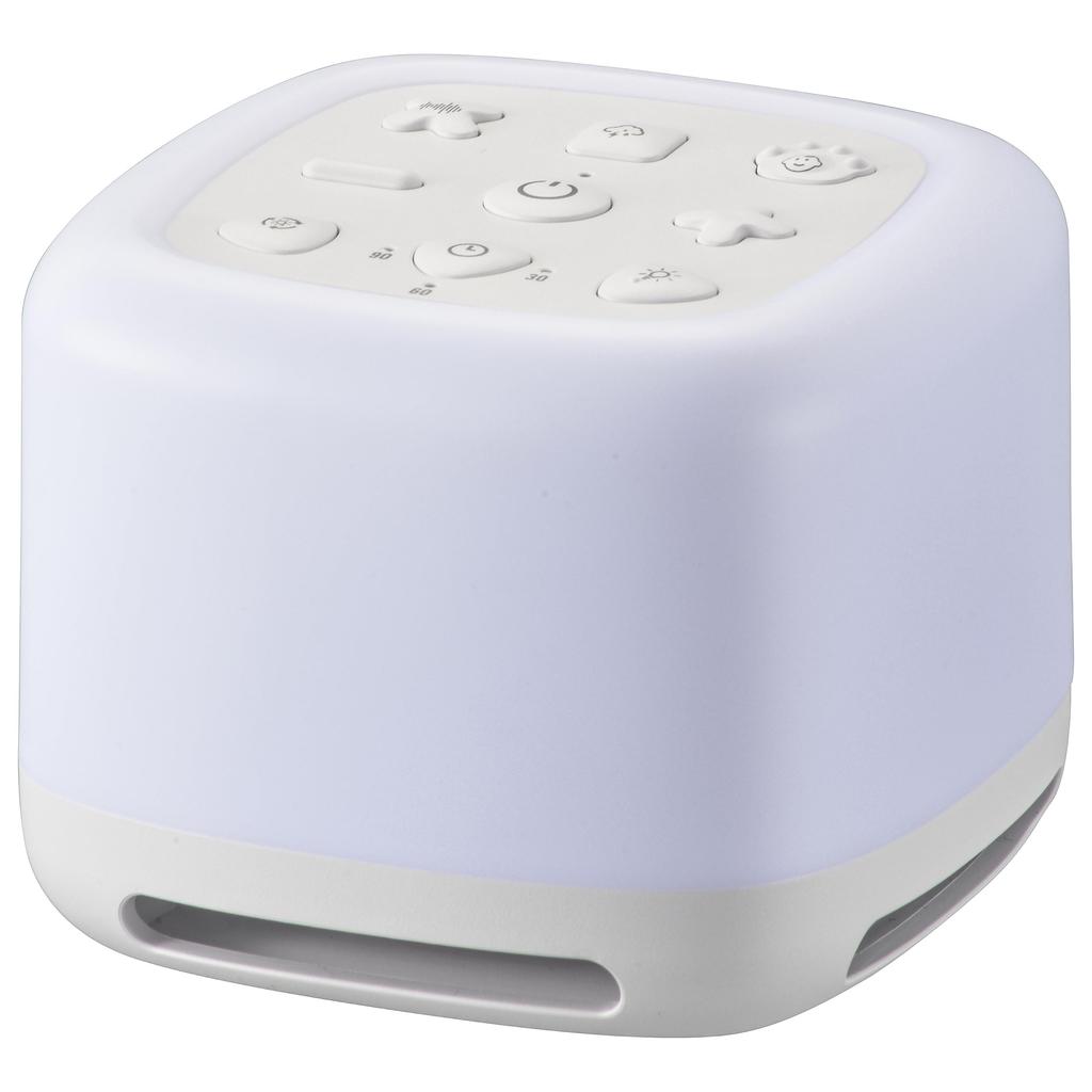 OHM AudioComm Sound Machine White Noise ASMR LED Illumination Sleep Induction Machine Baby Sleep Support Sleep Induction Natural Sounds Ambient Sounds