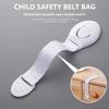 1/10pcs Child Safety Strap Locks No Drilling Cabinet Latches Adhesive Kids Proof for Cupboards Door Window Refrigerator