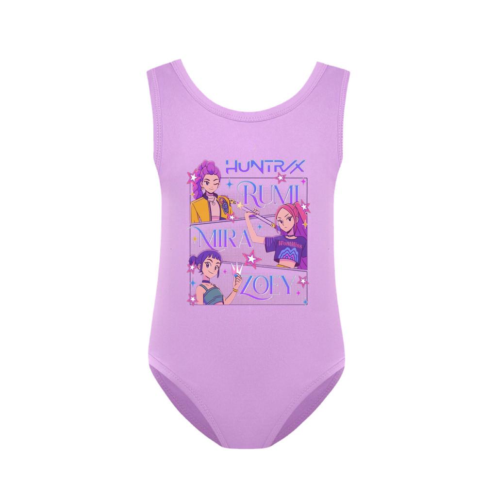 5021 Kids Girls Rumi Mira Zoey Print Swimsuit Swimming One-piece Bodysuit Swimwear