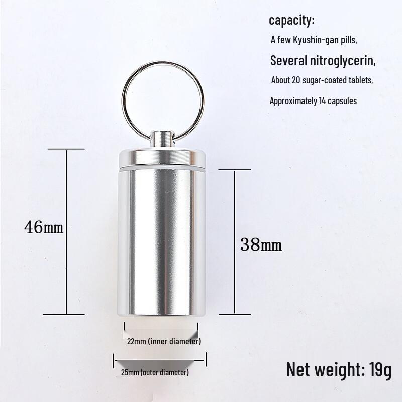 ZISIZ Portable Waterproof Pill Organizer