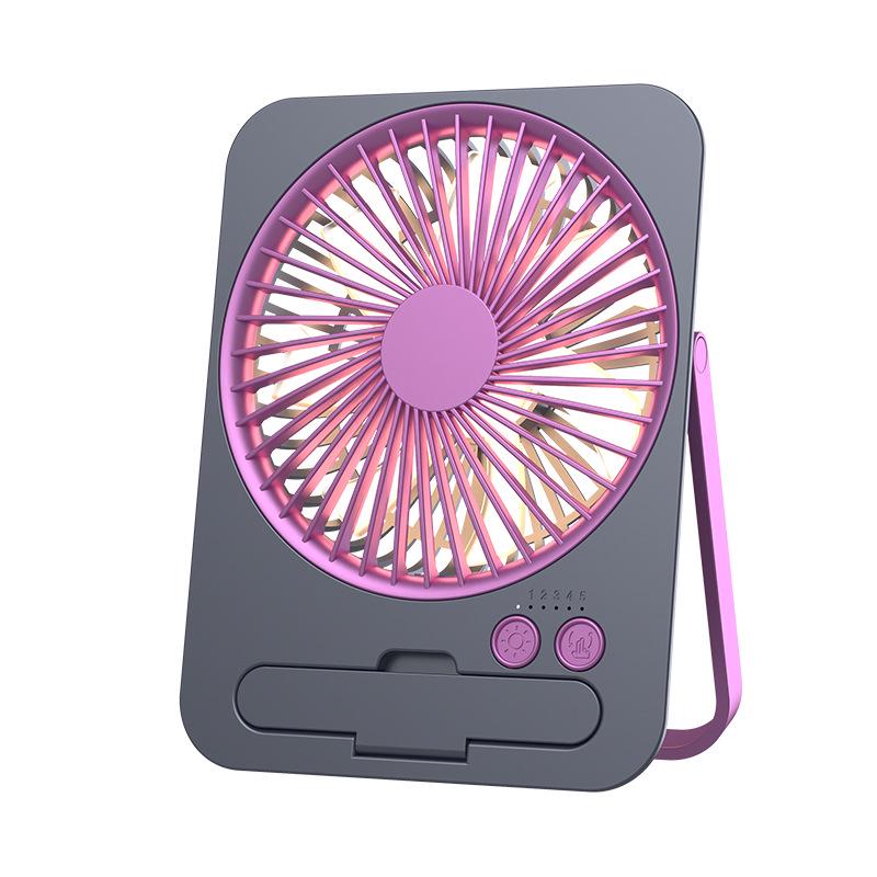 2026 Portable USB Rechargeable Mini Wall-Mounted Desktop Fan