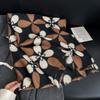 Lucky four-leaf clover small fresh and fashionable imitation cashmere warm scarf women's autumn and winter high-end temperament outer shawl