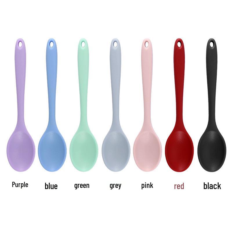 Silicone Kitchen Utensil Set: Ladle, Spatula, Scraper, Turner, Oil & Basting Brushes, Whisk, Tongs for Cooking & Baking.