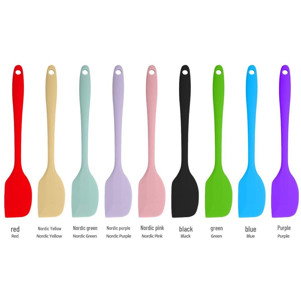 High-Temp Food-Grade Silicone Spatula Scraper and Baking Tool