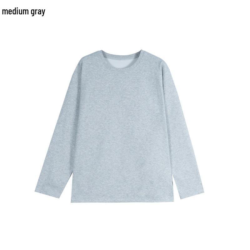 Y2000 Brushed Long Sleeve Round Neck Base Layer Tee One Size