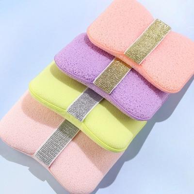 2PCS Thickened Exfoliating Soap Bag Sponge Material Soft Bath Foaming Sponge Comfortable Portable Soaps Saver Skin Care