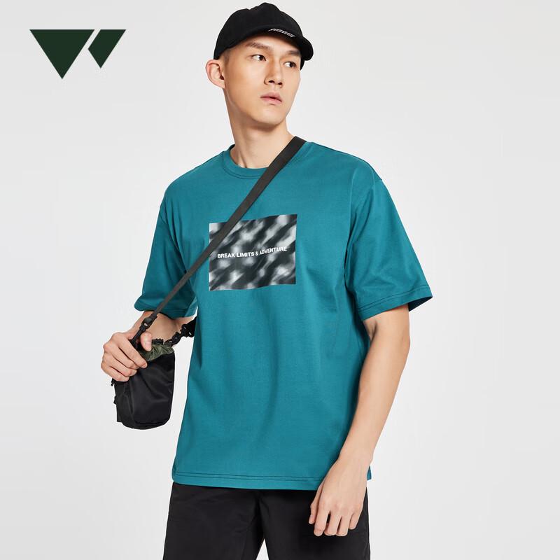 

Septwolves Unisex Printed Round Neck Short Sleeve T-Shirt XL 180