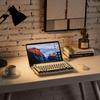 Retro RGB Backlit Punk Mechanical Keyboard with Dual-Mode Wired & Bluetooth, Electroplated Round Keys for Gaming & Office Use - In Stock
