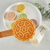 Chinese Style Mooncake Mold Mid-autumn Mooncake Press Mold Hand-pressed Mooncake Dessert Mold Mooncake Puff-Pastry Press