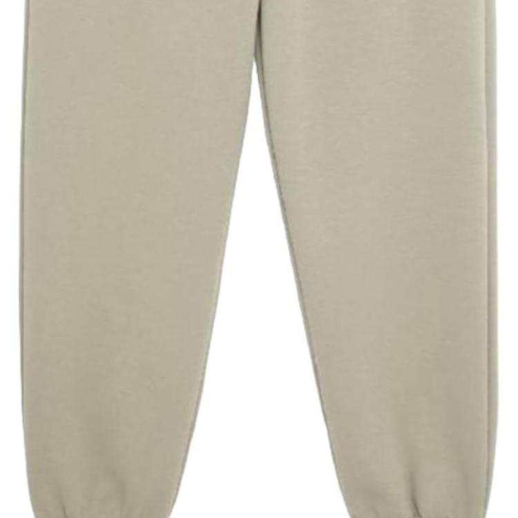 Puma Solid Color Lace-Up Comfortable Soft Casual Pants Unisex pants Light-Gray 627881-55