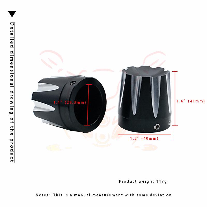 Harley 883/1200 48 Softail Front Wheel Axle Decorative Cover