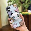 Fashion Design Dirt-resistant Phone Case For Samsung Galaxy A07 Glitter Soft Case Rotatable Stand Skin Feel Silicone TPU