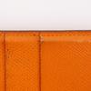HERMES Baan classic Purse Orange / SilverHardware Epsom unisex Used