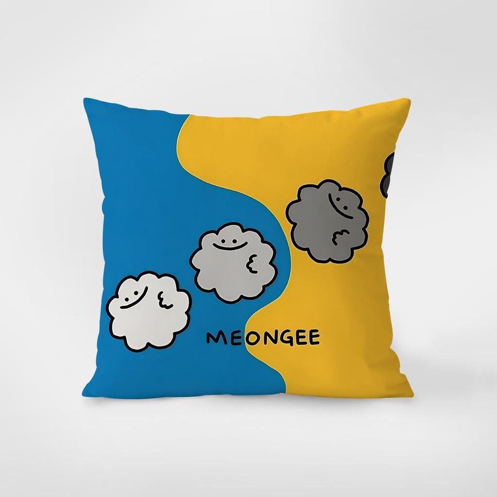 Cartoon Modern Simple Pillowcase Dormitory Decoration Office Living Room Home Pillowcase
