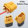 Amass XT60L-F M Plug Yellow Male Female Plug New XT60L Connector  RC Car Parts