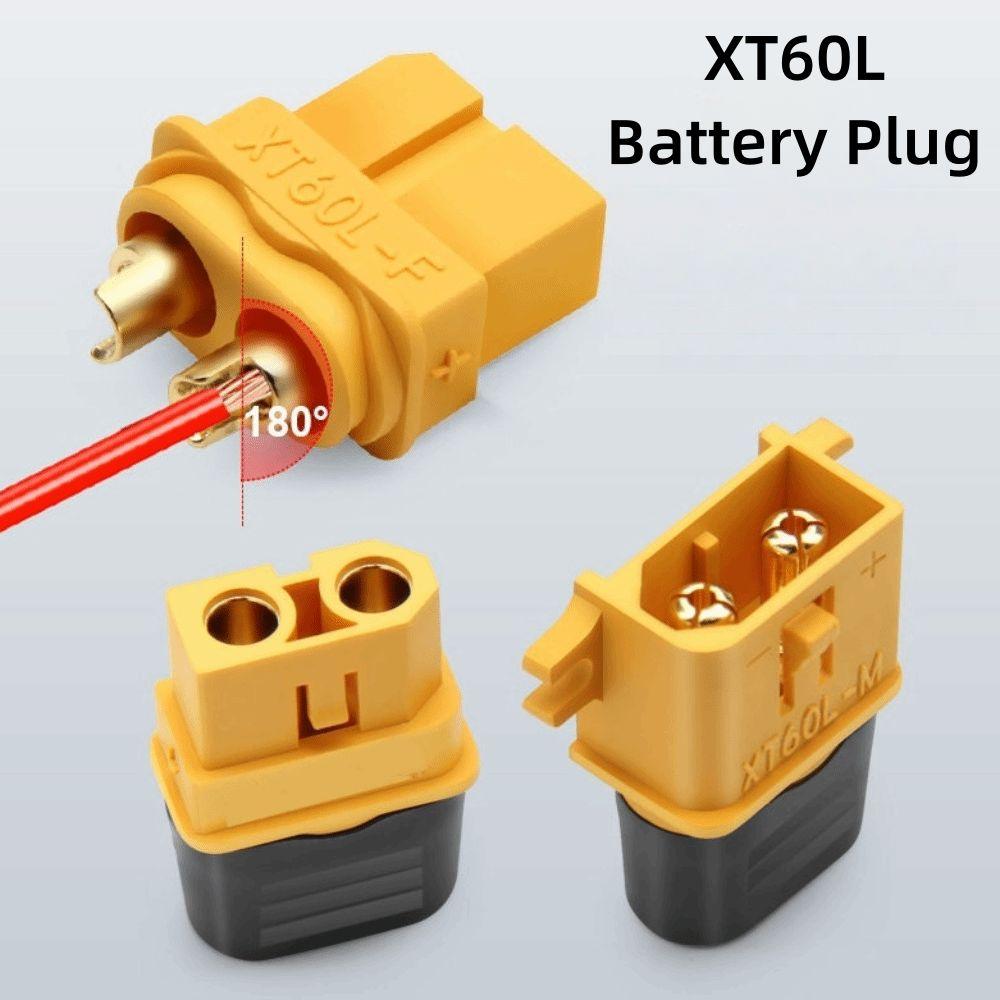 Amass XT60L-F M Plug Yellow Male Female Plug New XT60L Connector  RC Car Parts