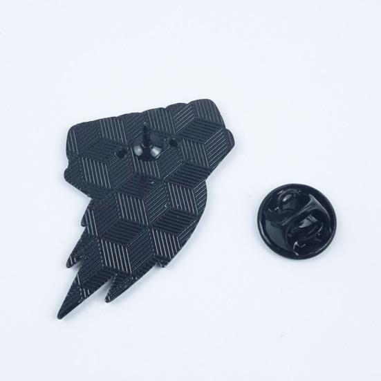 Enamel Brooch Zinc Alloy Texture Football Shape Lapel Pin Jackets Hats Sweatshirts School Bags Metal Fan Accessory